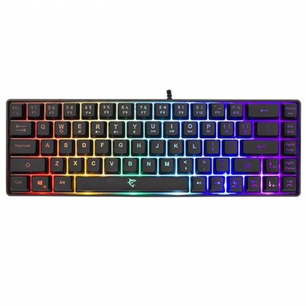 WHITE SHARK RGB GAMING MEMBRANE KEYBOARD RONIN BLACK