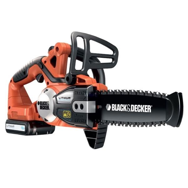 BLACK - DECKER CORDLESS CHAINSAW GKC1820L20, 18 VOLT, ELECTRIC CHAIN SAW ORANGE  BLACK, LI-ION BATTERY 2.0 AH