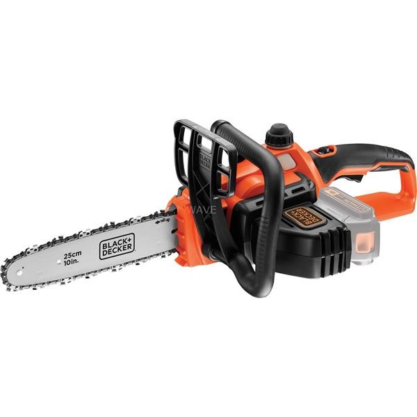 BLACK DECKER - CORDLESS CHAINSAW GKC1825LB, 18 VOLT, ELECTRIC CHAINSAW ORANGE  BLACK, WITHOUT BATTERY AND CHARGER