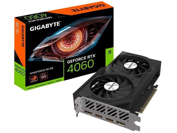 GIGABYTE GEFORCE® RTX 4060 8GB WINDFORCE OC