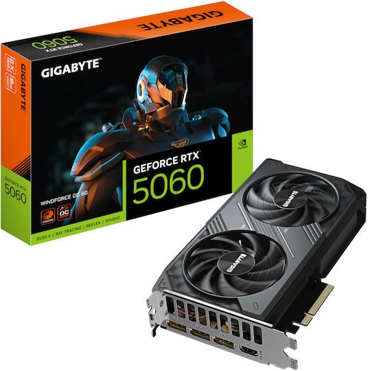 VGA Gigabyte GeForce® RTX 5060 8GB Windforce OC