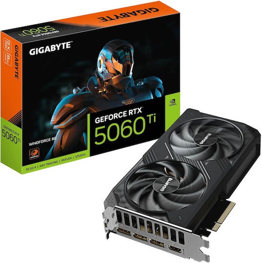 VGA Gigabyte GeForce® RTX 5060 TI 8GB Windforce