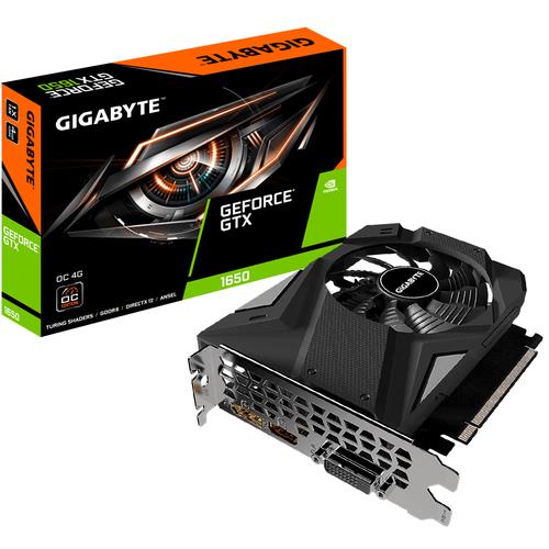 Gigabyte Graphics Card GeForce GTX 1650 D6 OC 4GB Low Profile