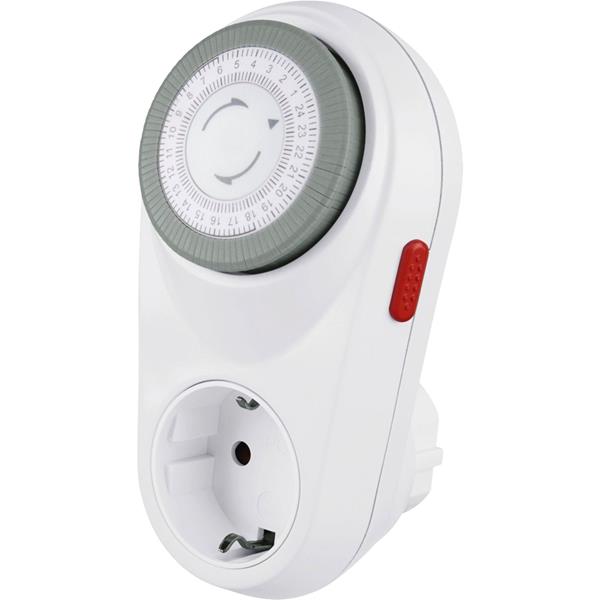 HAMA  CURVED MECHANICAL TIMER WHITE