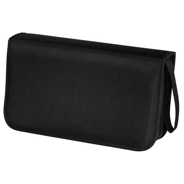 HAMA CD-WALLET NYLON 80 BLACK                      33832