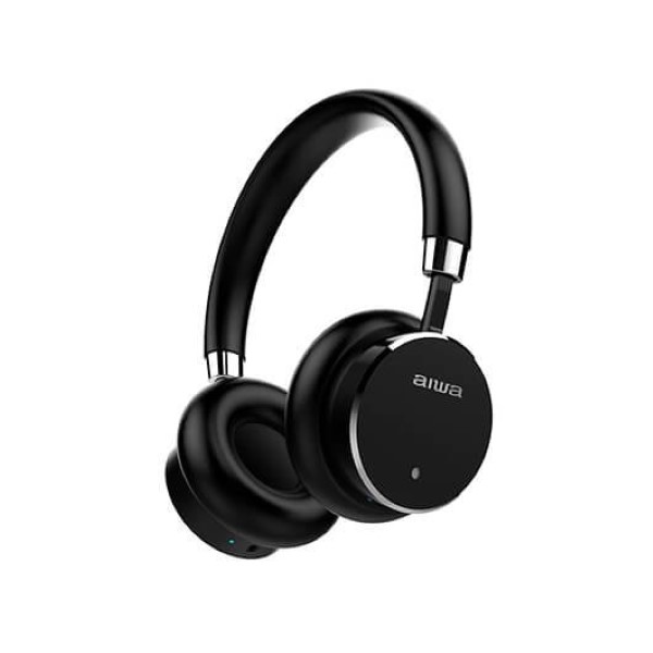 AIWA HEADPHONES WIRELESS HSTBTN-800BK SUPRAURAL BLACK / HEADBAND / 16H / 40MM / ANC / BT 4.0 / 10M / IN 3.5 MM HSTBTN-800BK