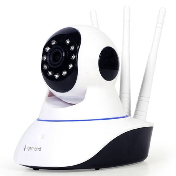 GEMBIRD 1080P ROTATING FULL HD WIFI CAMERA WHITE