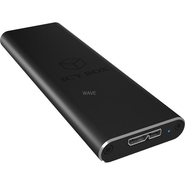 ICY BOX IB-183M2, DRIVE HOUSING MICRO-1X USB 3.0 M.2 BLACK