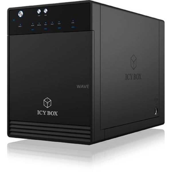 ICY BOX IB-3740-C31, DRIVE ENCLOSURE BLACK