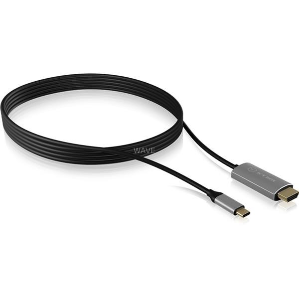 ICY BOX IB-CB020-C CABLE BLACK, 1.8 METERS