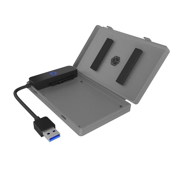 RAIDSONIC ICY BOX IB-AC603B-U3 USB 3.2 ADAPTER FOR 1X 2,5