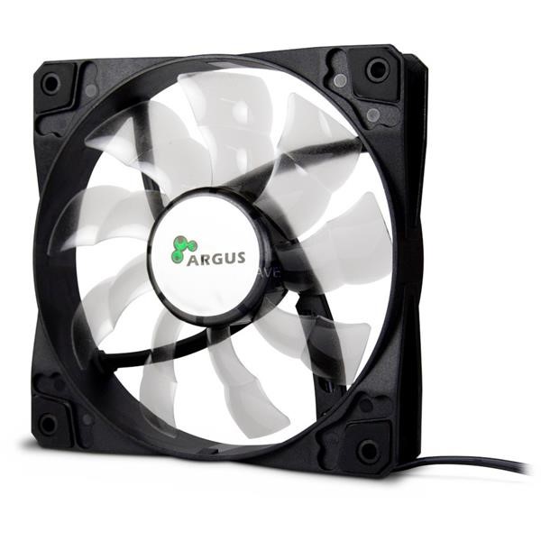 INTER-TECH ARGUS L-12025 120X120X25MM, CASE FAN  BLACK / TRANSPARENT