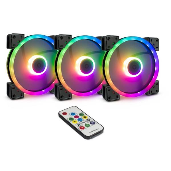 INTER-TECH ARGUS RGB SET RS-14 3X140MM 88885536