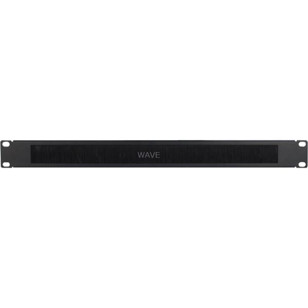 INTER-TECH 19 "CABLE MANAGEMENT PANEL WITH BRUSH  BLACK, 1U, SCREWED
