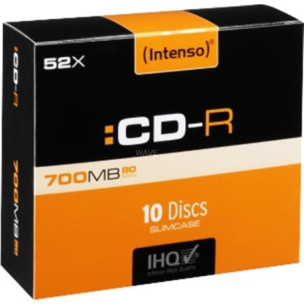 INTENSO CD-R 700 MB CD-R 52FACH, 10 PIECES