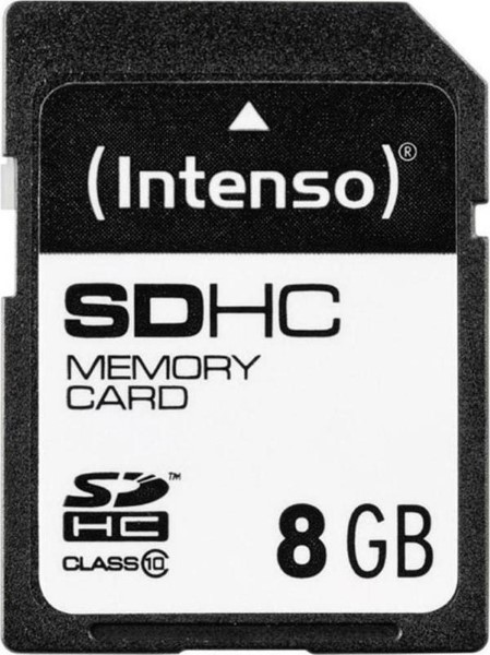 INTENSO SD 8GB 12/20 Class 10 ITO