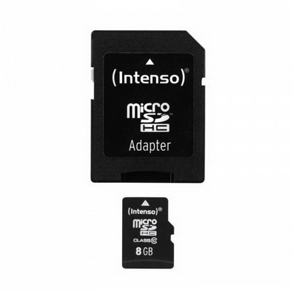 INTENSO MICROSD 8GB 12-20 CLASS 10 -AD