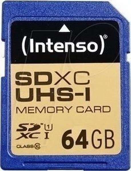 INTENSO SD 64GB 10/45 Secure Digital UHS-I ITO
