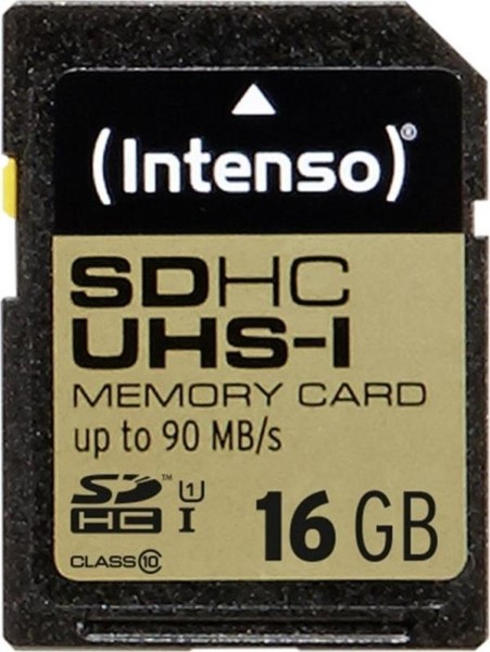 INTENSO SD 16GB -90MB/s SD UHS-I PREMIUIM ITO