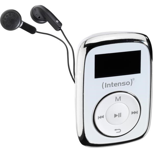 INTENSO MUSIC MOVER, MP3 PLAYER WHITE, 8GB IN THE FORM OF A MICROSD CARD