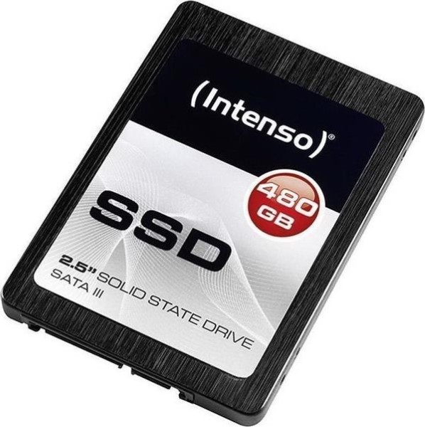 INTENSO 3813450 480 GB, SOLID STATE DRIVE READ 480 GB: 520 MB / S, WRITING: 500 MB / S SATA 600, HIGH PERFORMANCE