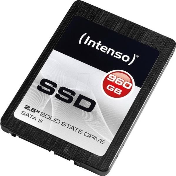 INTENSO 3813460 960 GB, SOLID STATE DRIVE READ 960 GB: 520 MB / S, WRITING: 500 MB / S SATA 600, HIGH PERFORMANCE