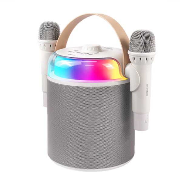 SONICGEAR BT5.3 PORTABLE RGB KARAOKE WIRELESS SPEAKER IOX K800 WHITE