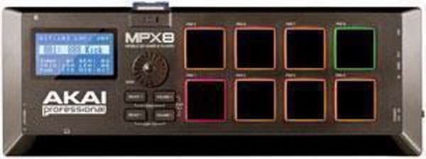 AKAI MPX-8 MOBILE SD SAMPLER - PAD CONTROLLER