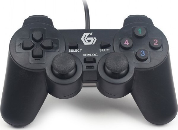 GEMBIRD DUAL USB 2.0 VIBRATION GAMEPAD FOR PC