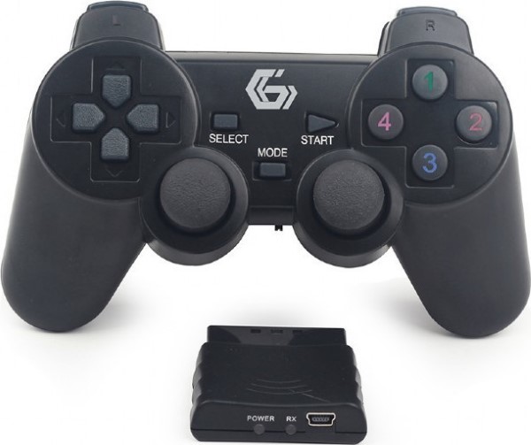 GEMBIRD WIRELESS DUAL VIBRATION GAMEPAD PS2/ PS3 / PC