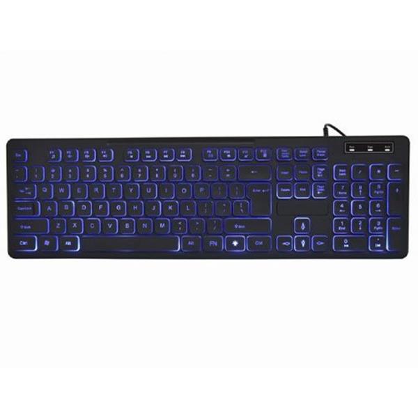 GEMBIRD 3-COLOR BACKLIGHT KEYBOARD BLACK