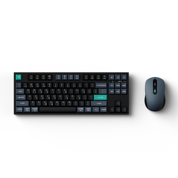 Keychron B33 Combo Wireless Keyboard and Mouse 80% GR Layout Black-Green