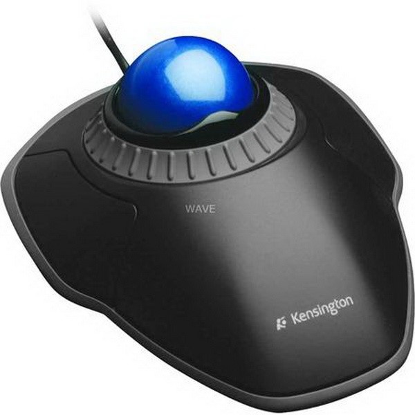 KENSINGTON ORBIT TRACKBALL USB 2 KEYS BLACK / BLUE