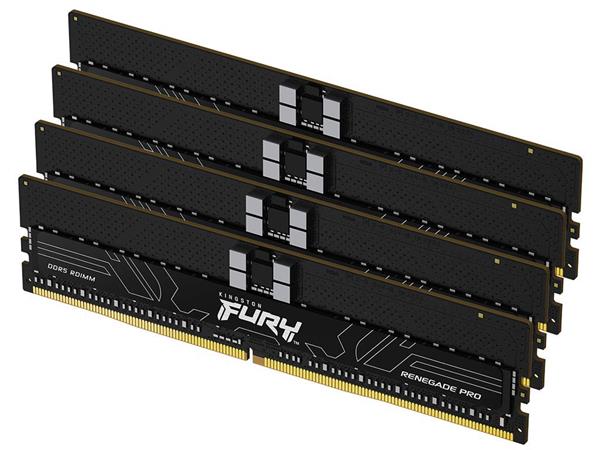 KINGSTON FURY Renegade PRO Black DDR5 4800MT/s 64GB KIT OF 4