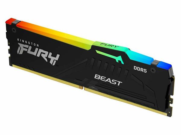 KINGSTON DDR5 16GB PC 5200 FURY BEAST RGB KF552C40BBA-16