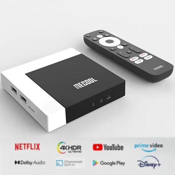 MECOOL 4K ANDROID 11 TV BOX 2-16GB BLACK-WHITE