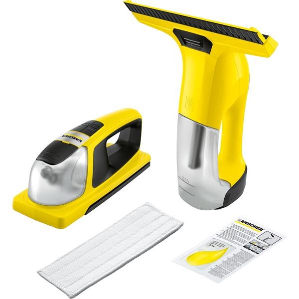 KÄRCHER WINDOW SUCKER WV 6 + KV 4 BUNDLE  YELLOW / BLACK