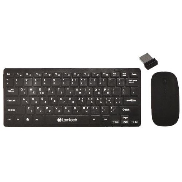 LAMTECH MINI WIRELESS 2,4G KEYBOARD AND MOUSE GR LAYOUT