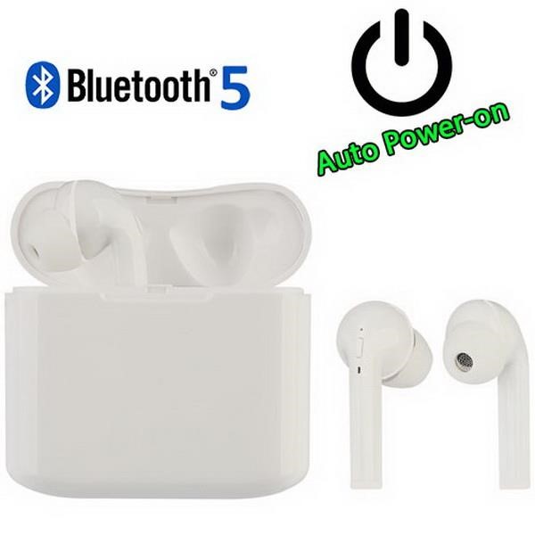 LAMTECH BLUETOOTH 5.0 TWS EARPHONES WITH CHARGING DOCK