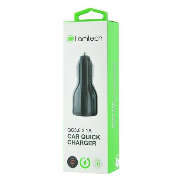 LAMTECH CAR QUICK CHARGER QC3.0 3.1A