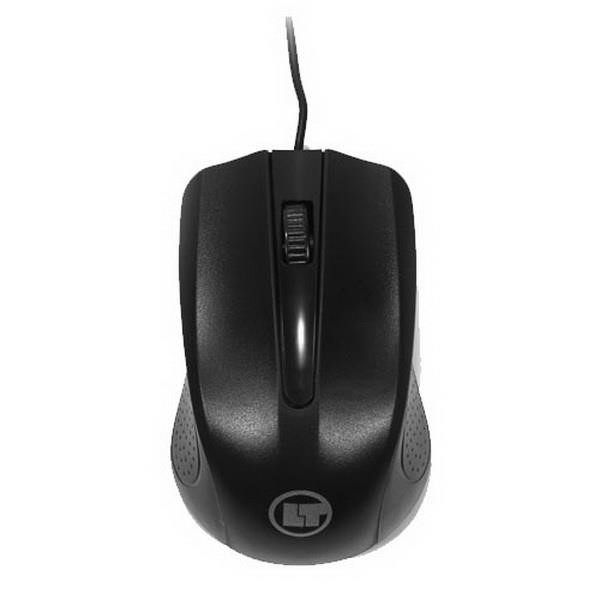 LAMTECH WIRED OPTICAL MOUSE 1000DPI BLACK