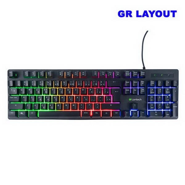LAMTECH WIRED GR KEYBOARD WITH RAINBOW BACKLIGHT