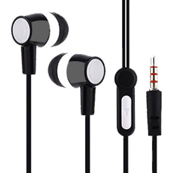 LAMTECH HANDSFREE WITH MIC 3,5MM JACK BLACK