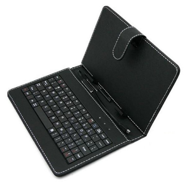 LAMTECH BLACK UNIVERSAL 10.1"-10.4" TABLET CASE WITH GR KEYBOARD & 3 USB TIPS