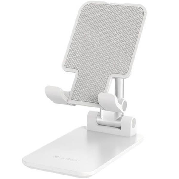 LAMTECH 2IN1 FOLDING DESKTOP STAND FOR SMARTPHONES AND TABLETS WHITE