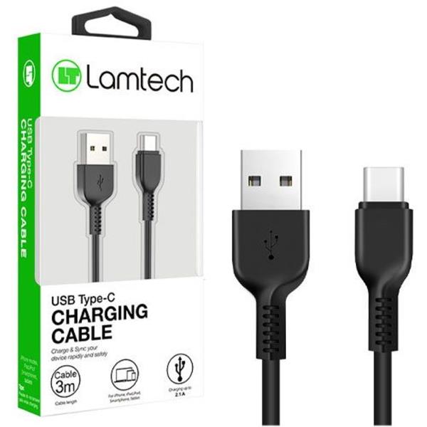 LAMTECH DATACABLE TYPE C 3M BLACK