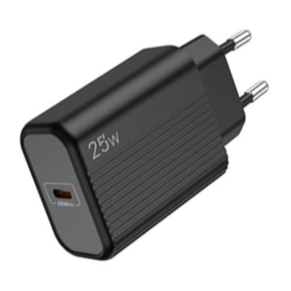 LAMTECH FAST CHARGER TYPE-C PD25W BLACK