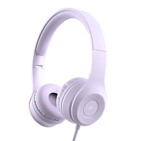 LAMTECH EXTRA BASS STEREO HEADPHONES WITH MIC PURPLE