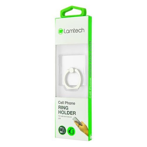 LAMTECH MOBILE RING HOLDER WHITE