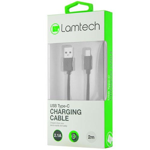 LAMTECH DATACABLE TYPE C 2M BLACK